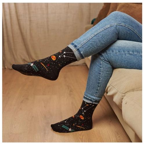 Meias Kylie Crazy Constelações - Rarassocks