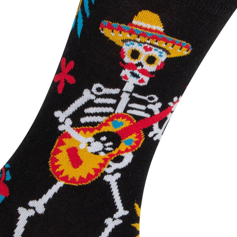 Meias Kylie Crazy Esqueleto Mexicano - Rarassocks