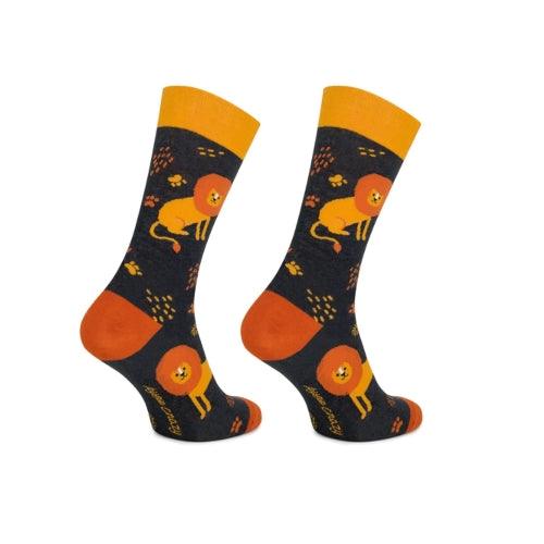 Meias Kylie Crazy Leão - Rarassocks