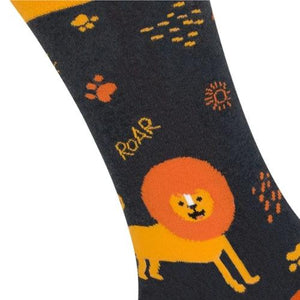 Meias Kylie Crazy Leão - Rarassocks