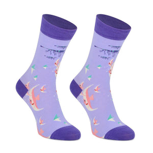 Meias Kylie Crazy Peixes - Rarassocks
