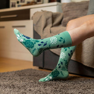 Meias Kylie Crazy Rosas - Rarassocks