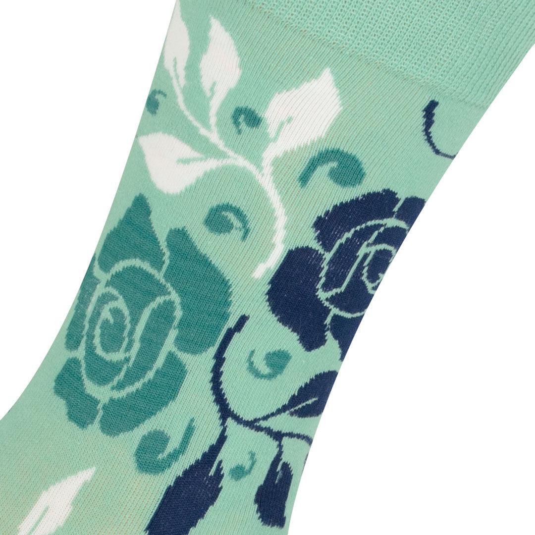 Meias Kylie Crazy Rosas - Rarassocks