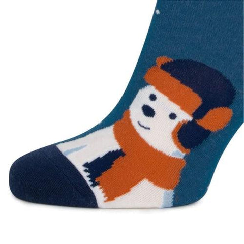 Meias Kylie Crazy Urso Polar - Rarassocks