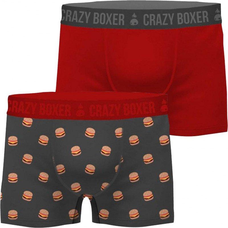 Pack 2 Boxers Crazy Boxer Burguer - Rarassocks