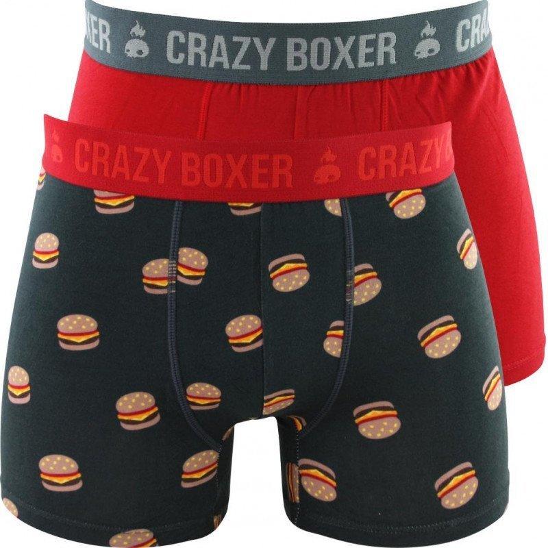 Pack 2 Boxers Crazy Boxer Burguer - Rarassocks