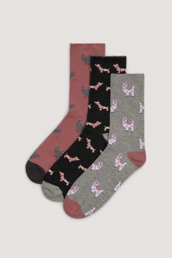 Pack 3 meias estampadas - Rarassocks