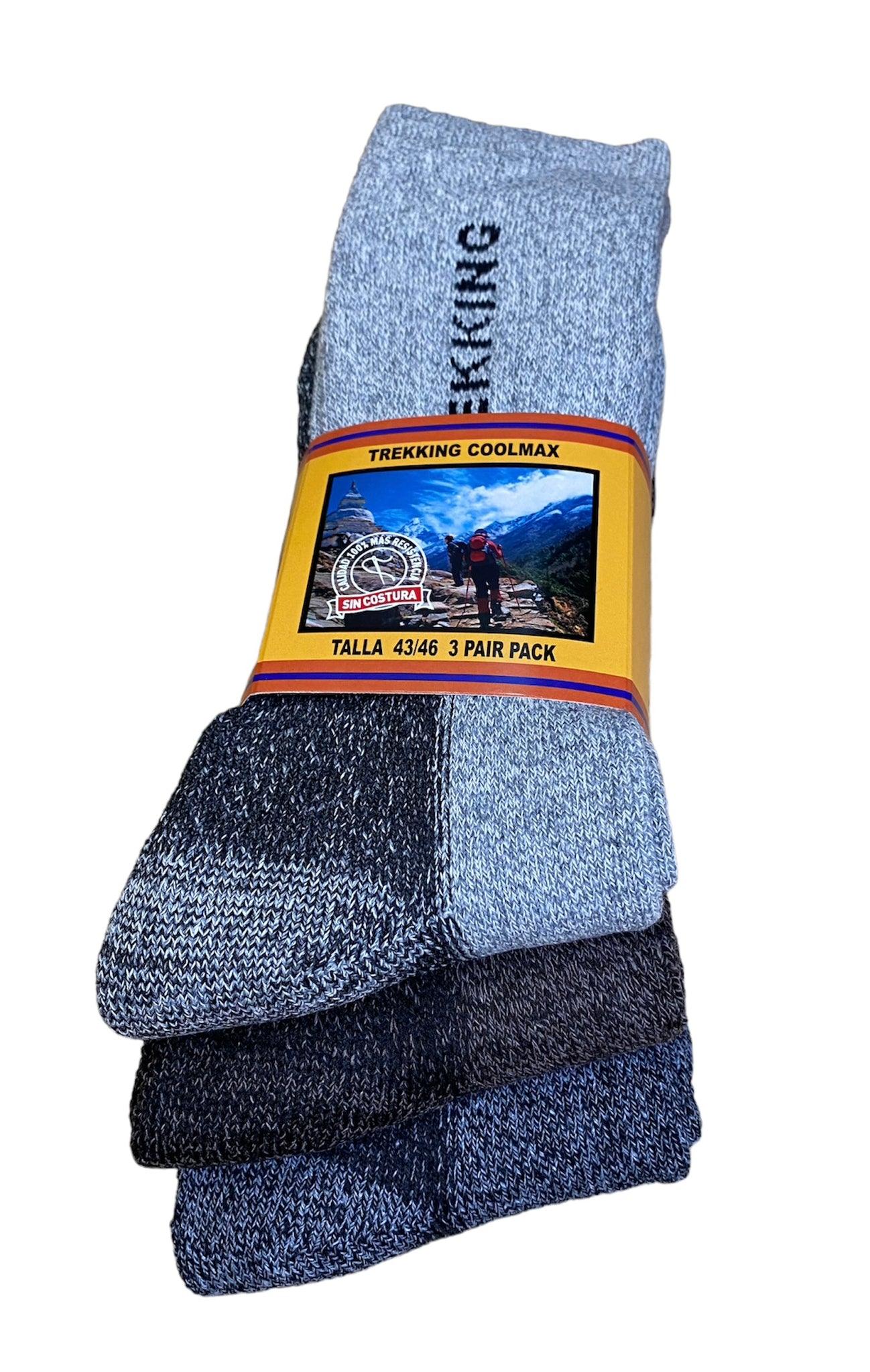 Pack 3 pares de meias Trekking - Rarassocks