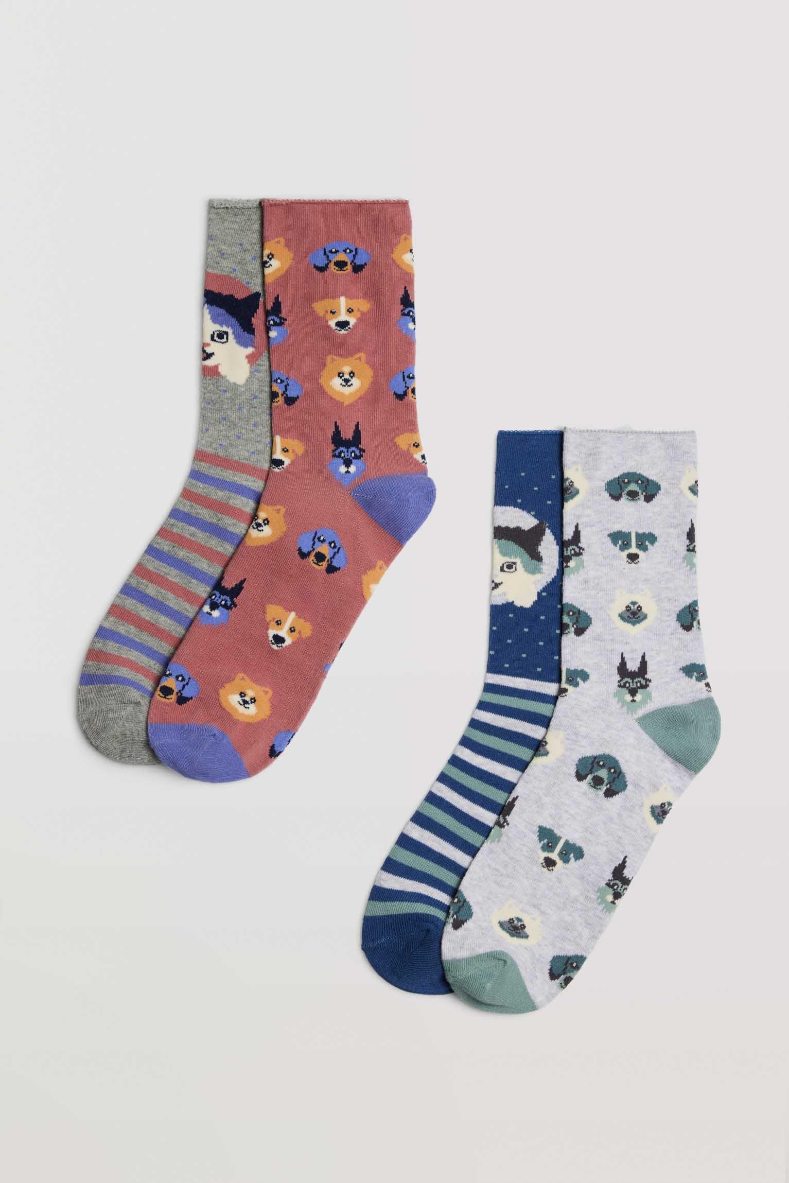 Pack 4 pares Meias sem punho - Rarassocks