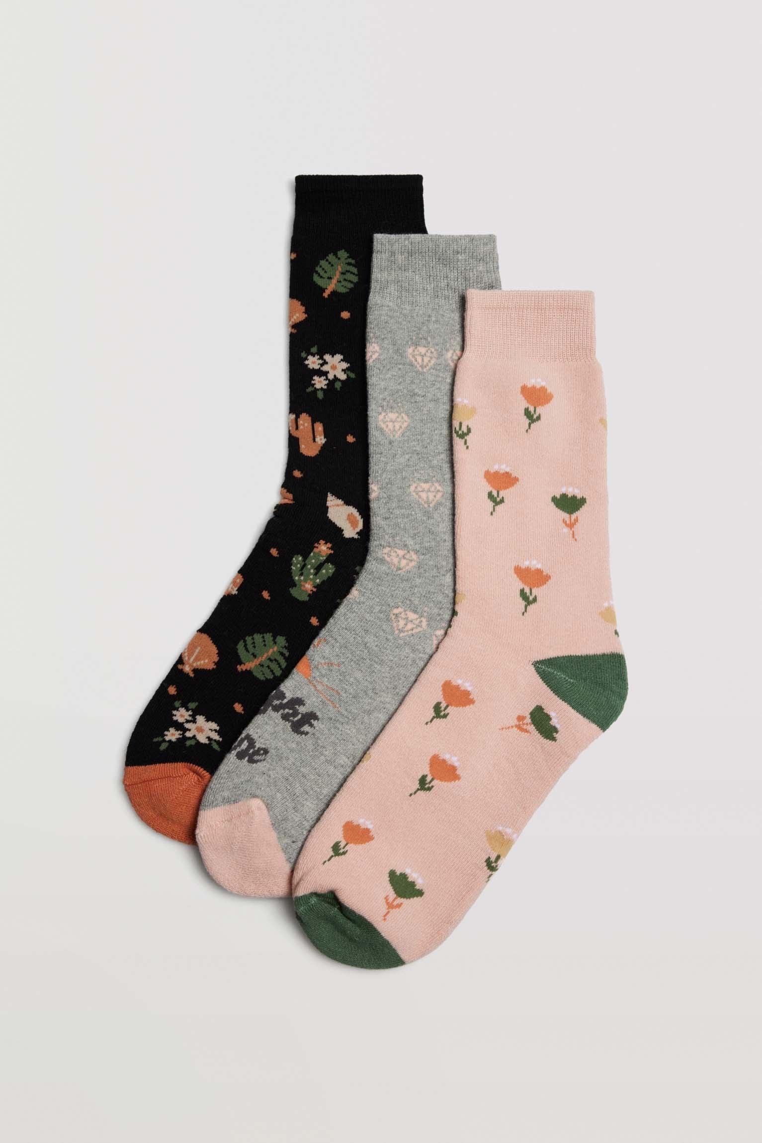 Pack de 3 pares de meias térmicas - Rarassocks