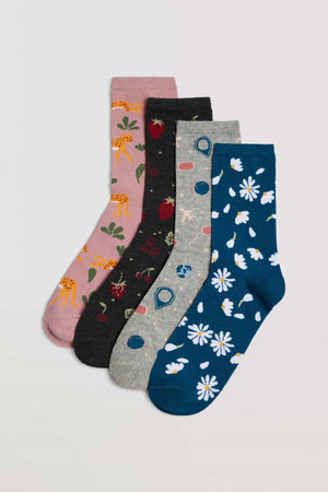 Pack de 4 meias - Rarassocks