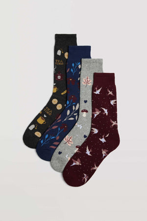 Pack de 4 pares de meias térmicas - Rarassocks