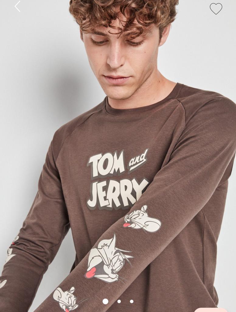 Pijama algodão de homem Tom & Jerry - Rarassocks