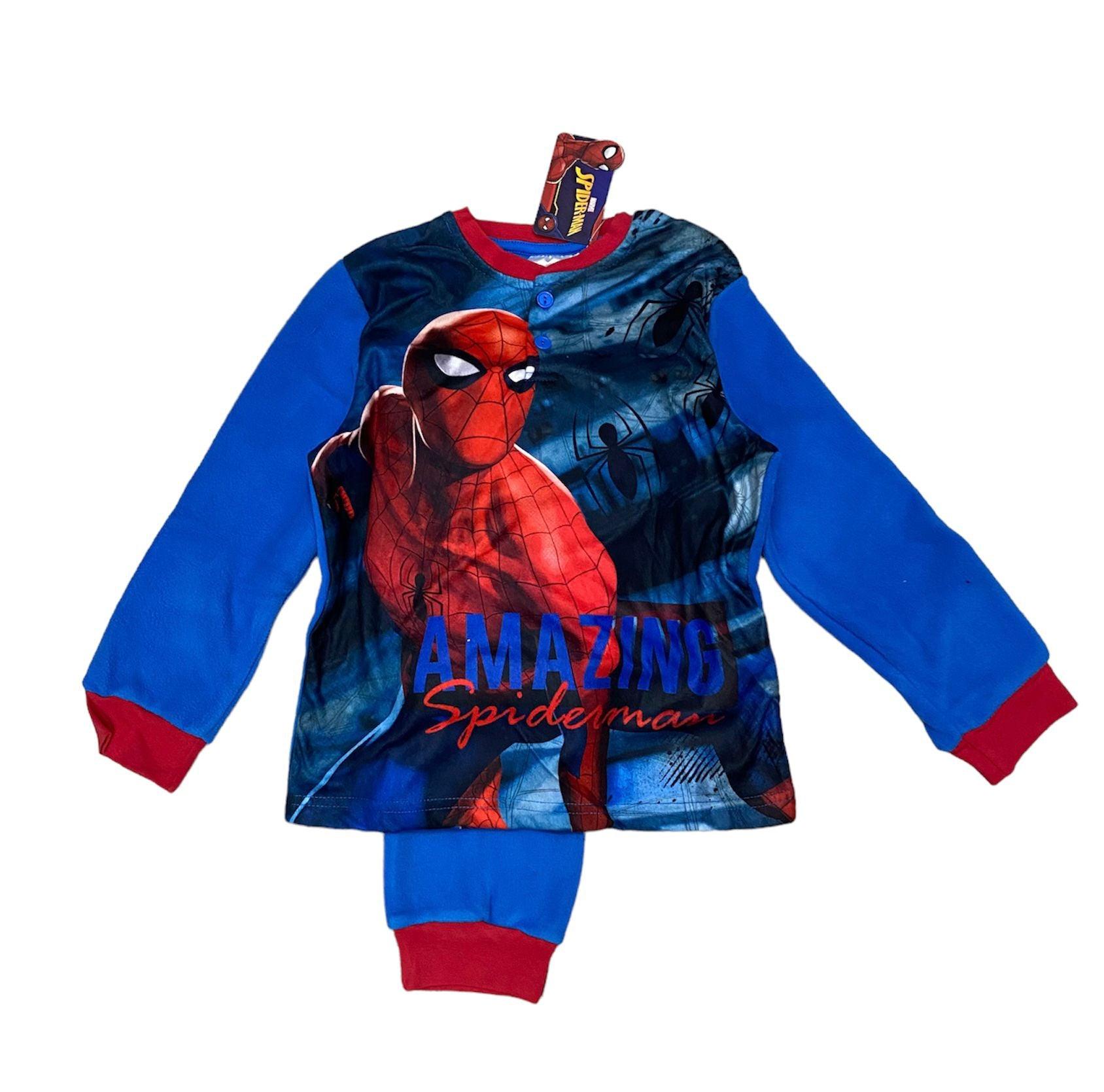 Pijama Polar Criança Spiderman - Rarassocks