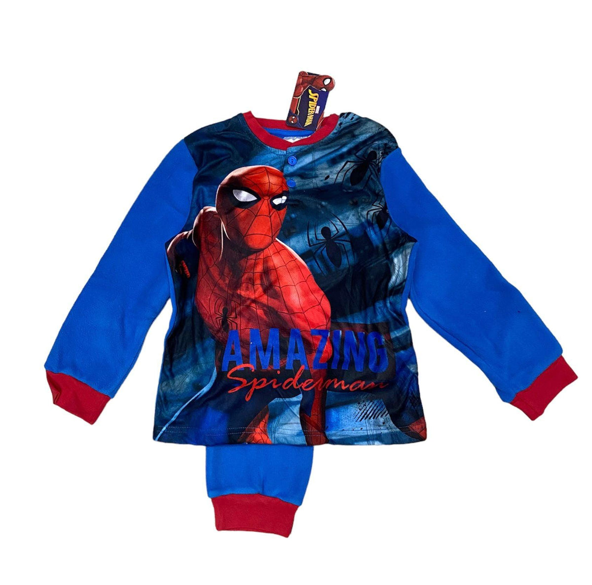 Pijama Polar Criança Spiderman - Rarassocks