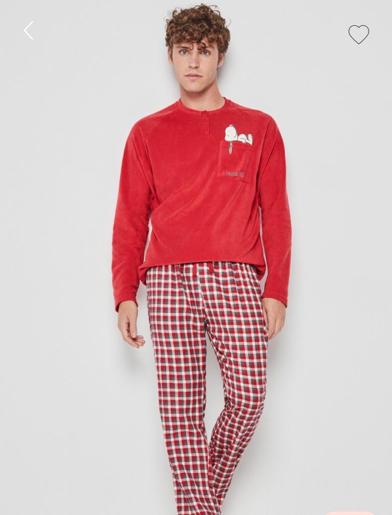 Pijama Polar de homem Snoopy - Rarassocks