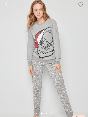 Pijama Senhora algodão Looney Tunes - Rarassocks