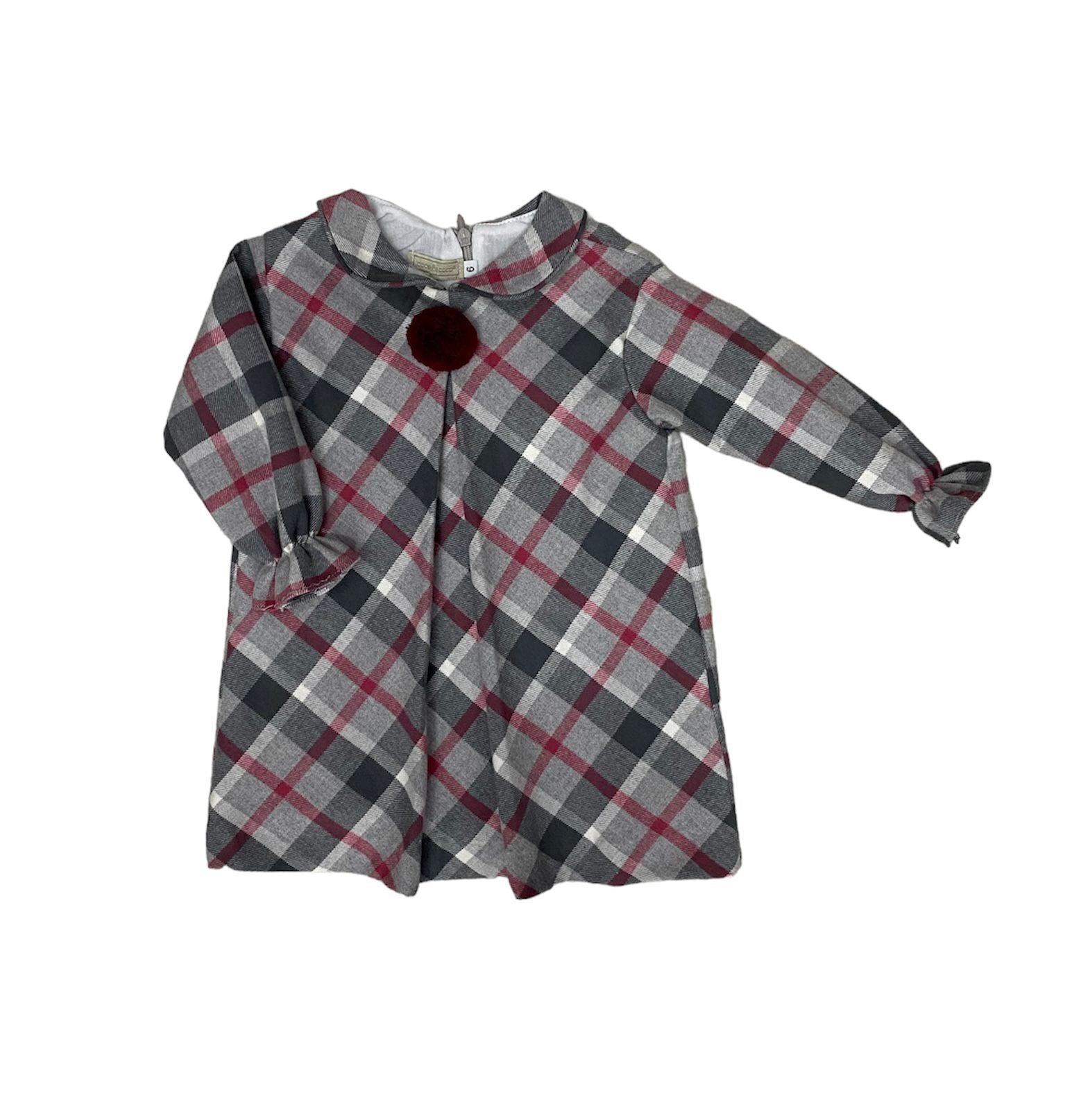 Vestido bebé xadrez - Rarassocks